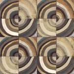 The Center II Abstract Turquoise by Cheryl Warrick
