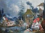 The Chinese Fishermen by Francois Boucher