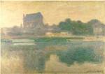 The Church of Vernon, Brouillard, 1894 by Claude Monet