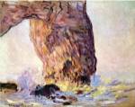 The Cliff at Etretat (La Manneporte) c.1883 by Claude Monet