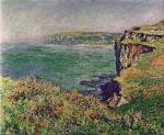 The Cliff at Varengeville, 1882 by Claude Monet