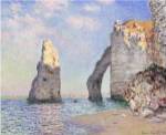The Cliffs at Etretat, 1885 by Claude Monet
