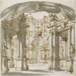 The Courtyard of a Palace: Project for a Stage by Filippo Juvarra