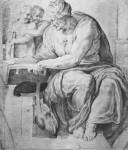 The Cumaean Sibyl, after Michangelo Buonarroti by Peter paul Rubens