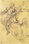 The Education of Achilles by Eugene Delacroix