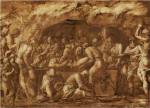 The Entombment by Luca Penni