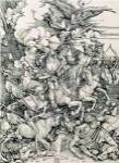 The Four Horsemen of the Apocalypse, Death, Famine, Pestilence and War by Albrecht Durer