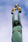 The Freedom Monument for the Latvian War of Independence, Riga, Latvia by Kymri Wilt / Danita Delimont