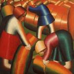 The Gathering of the Rye, 1912 by Kasimir Malevich