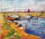 The Gleize Bridge over the Vigneyret Canal by Vincent van Gogh