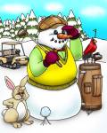The Golfer by Bill Abbott