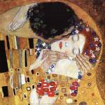 The Kiss (detail) by Gustave Klimt