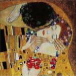 The Kiss (detail) by Gustave Klimt