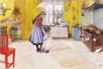 The Kitchen by Carl Larsson