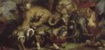 The Lion Hunt, 1855 by Eugene Delacroix