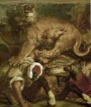 The Lion Hunt by Eugene Delacroix