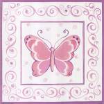 The luntz collection - Butterfly I Size 8x8 by The Luntz Collection