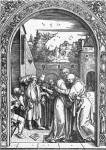 The meeting of St. Anne and St. Joachim at the Golden Gate by Albrecht Durer