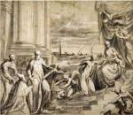 The Mystic Marriage of Saint Catherine with Saints and a Doge by Andrea Schiavone