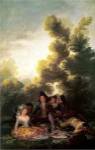 The Picnic by Francisco De Goya