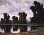 The Pond at Rest by Brigitte Curt