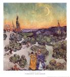 The Promenade, Evening by Vincent van Gogh
