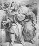 The Prophet Ezekiel, after Michangelo Buonarroti by Peter paul Rubens
