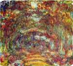 The Rose Path, Giverny, 1920-22 by Claude Monet