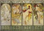 The Seasons by Alphonse Maria Mucha