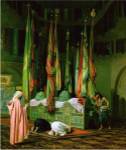 The Shrine of Imam Hussein by Jean-Leon Gerome