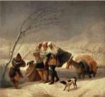 The Snowstorm, 1786-87 by Francisco De Goya