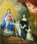 The Virgin Mary gives the Crown and Sceptre to Louis XIV, 1643 by Philippe De Champaigne