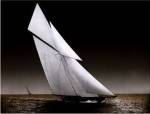 The Yacht Columbia on Water, 1899 by Photography Collection