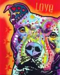 Thoughtful Pitbull by Dean Russo