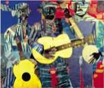Three Folk Musicians, 1967 by Romare Bearden