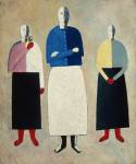 Three Women, c. 1923 by Kasimir Malevich