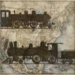 Travel Silhouette I by Megan Meagher