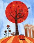 Tree in Autumn by Serena Bowman