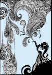 Tribal Rain by Green Girl Canvas