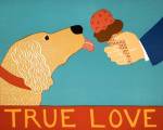 True Love Light Golden by Stephen Huneck