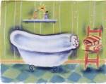 Tub With Chair by Dona Turner