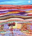 Tulips In A Field by Caroline Duncan ART