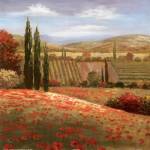 Tuscan Cypress I by Nan