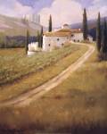 Tuscany Vineyard by Carolyne Hawley