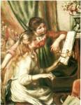 Two Young Girls at the Piano by Pierre-Auguste Renoir