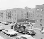 USA, New York City, fire engine