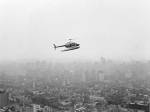 USA, New York State, New York City, Helicopter over city