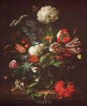 Vase of Flowers by Jan Davidsz De Heem