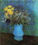 Vase with Lilacs, Daisies and Anemone by Vincent van Gogh