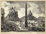 Veduta della Piazza del Popolo by Francesco Piranesi
